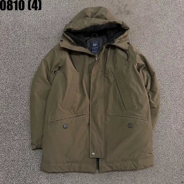 [BUNJANG] GAP Hooded Padded Parka Khaki Size S / GAP 후드 패딩 카키 S 0810