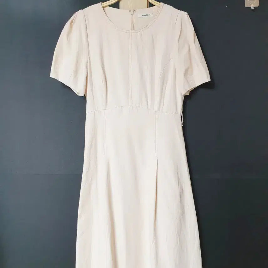 [BUNJANG] Roem Ivory Short-Sleeve Dress Size 55 / 진짜만원 로엠 반팔원피스 아이보리55