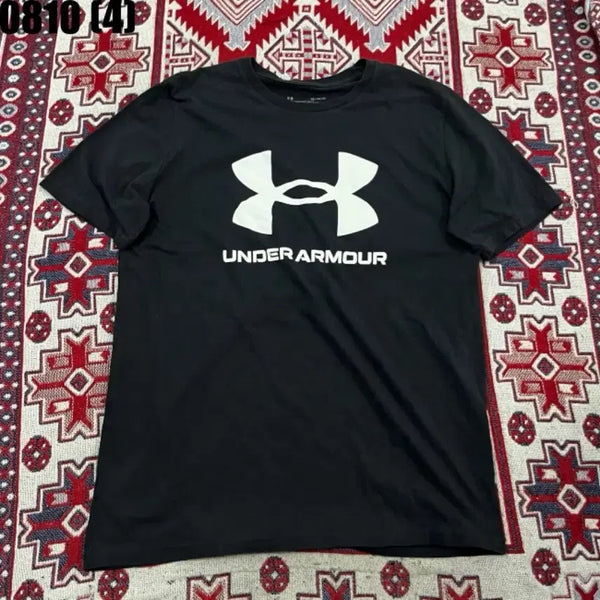 [BUNJANG] Under Armour Black Logo T-Shirt / 언더아머 반팔티 블랙