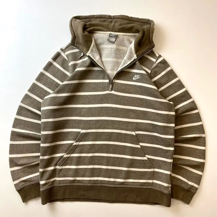 [BUNJANG] Nike Half Zip Stripe Hoodie XXL / [XXL] Nike 나이키 하프집업 스트라이프 후드티