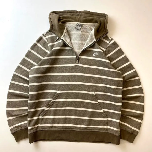 [BUNJANG] Nike Half Zip Stripe Hoodie XXL / [XXL] Nike 나이키 하프집업 스트라이프 후드티