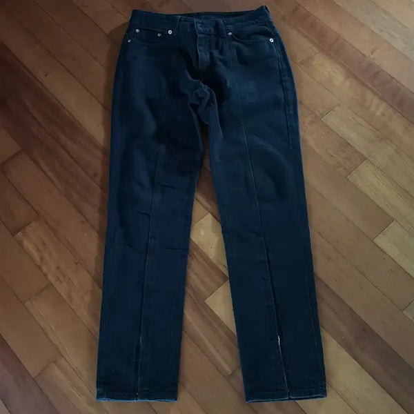 [BUNJANG] MM6 Maison Margiela Front Zip Denim Pants / Mm6 메종 마르지엘라 프론트지퍼 데님팬츠