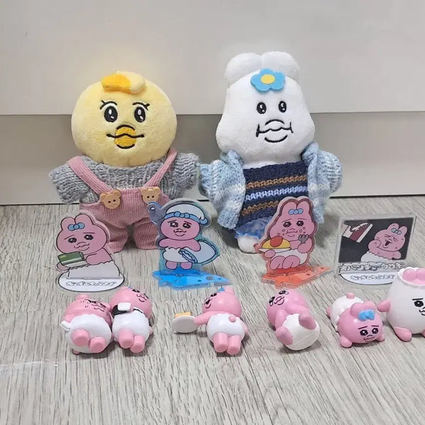 [BUNJANG] Bundle Set Oppotamashi & Panty Rabbit Plush / 일괄 음뽀챠무,빤쮸토끼