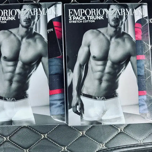 [BUNJANG] Emporio Armani Boxer Briefs 3-Pack Size 95 / 엠포리오 알마니 드로즈 3매 95사이즈