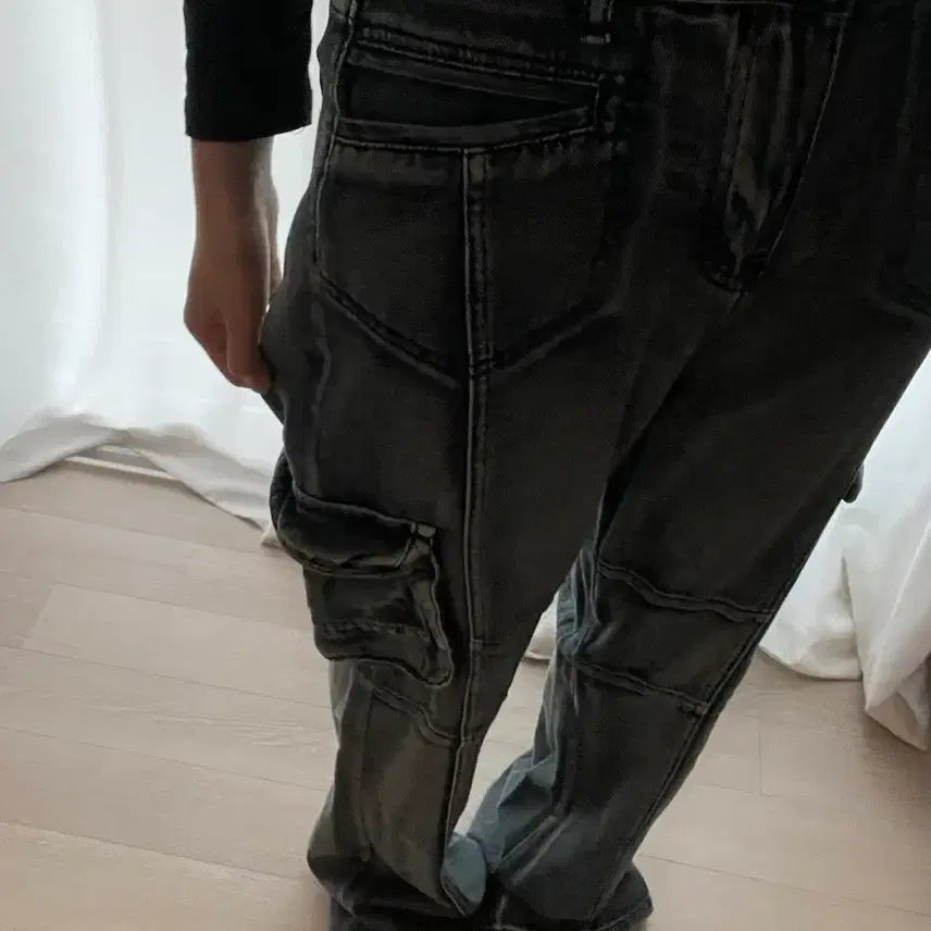 [BUNJANG] Levi's Style Low-Rise Cargo Denim Jeans / 리바이스st 로우라이즈 카고 데님 청바지 에이블리 무신사
