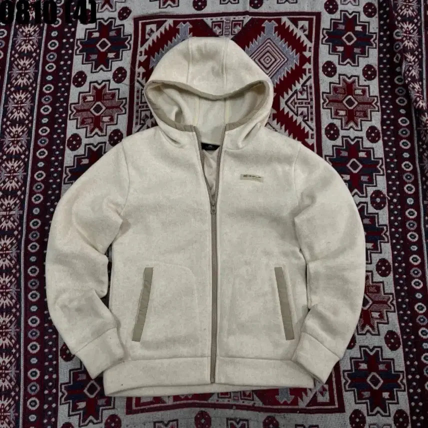 [BUNJANG] Millet Hooded Zip-Up Beige Size S / 밀레 후드 집업 베이지 사이즈 s