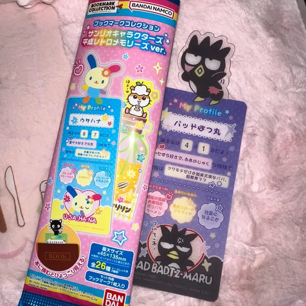 [BUNJANG] Sanrio Heisei Bad Badtz-Maru Bookmark / 산리오 헤이세이 책갈피 랜덤 배드바츠마루