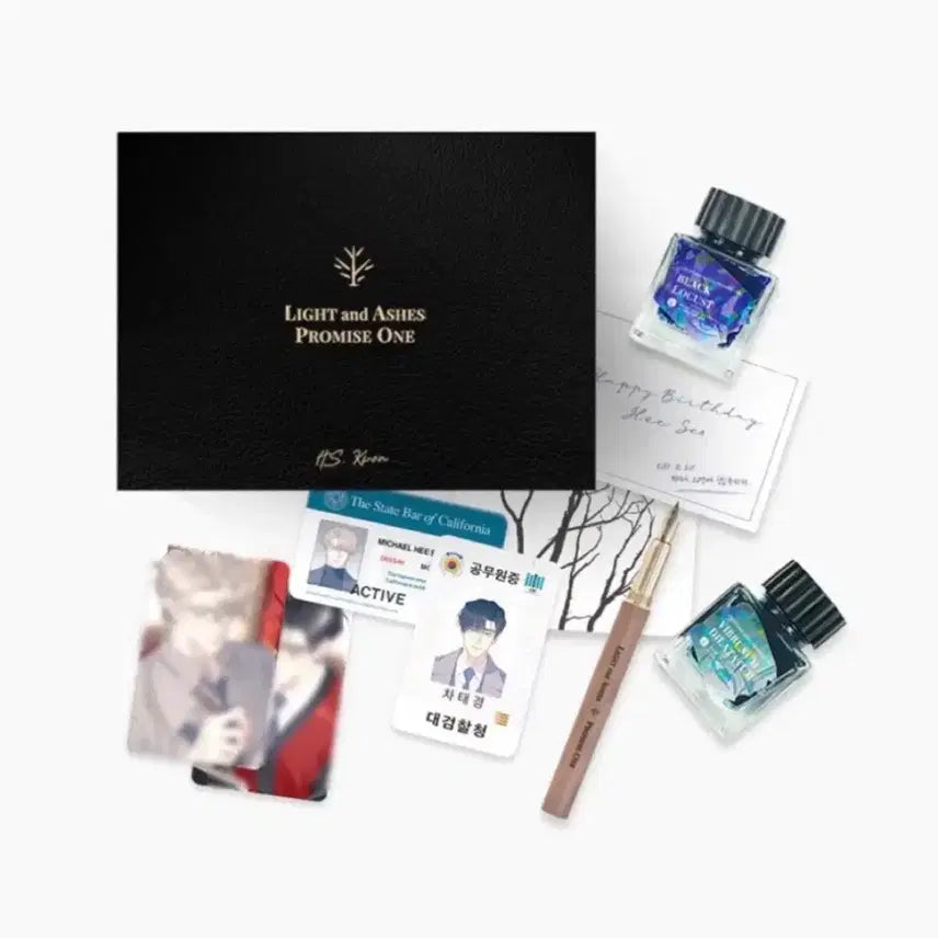 [BUNJANG] Stray Kids 'No Roots' Ballpoint Pen Set / 뿌리 없는 나무 뿌없나 만년필 세트 양도합니다!