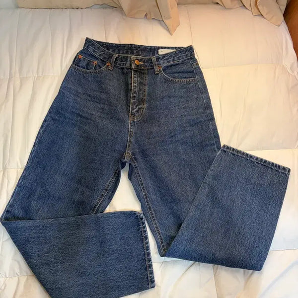 [BUNJANG] Women's Blue Denim Jeans / 청바지 여성 블루진 데님 바지