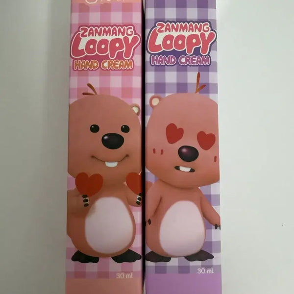 [BUNJANG] Jangmang Luffy Hand Cream 2 Types (Cherry Blossom, Peach) / 친구들에게 선물하기 좋은 잔망루피 핸드크림 팝니다!