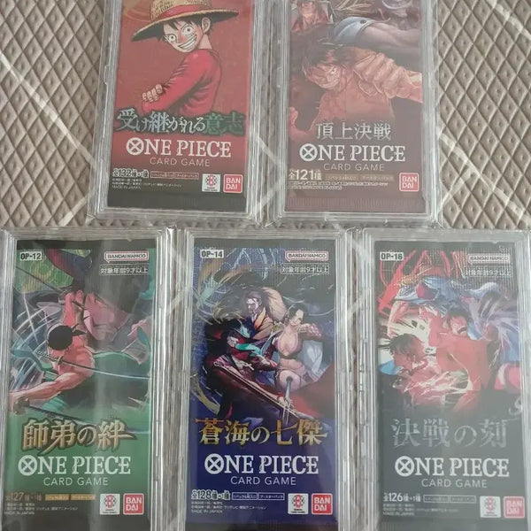 [BUNJANG] One Piece Card Game Sealed Japanese Packs / 원피스 카드 미개봉 일판 팩