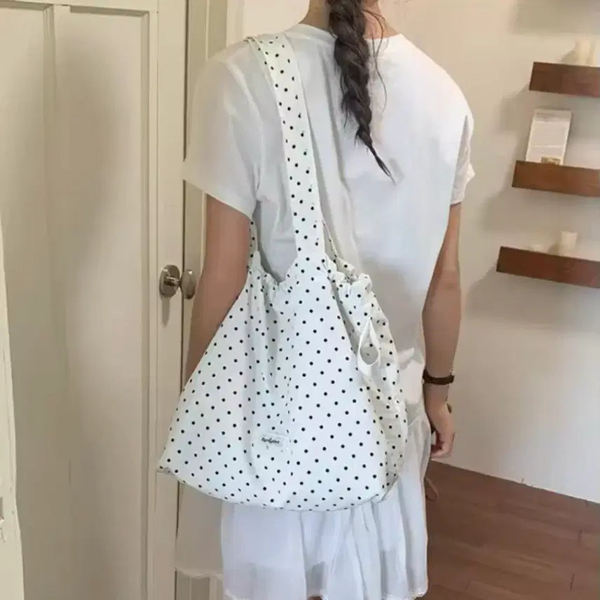 [BUNJANG] Polka Dot Shoulder Bag / 도트 무늬 숄더백 / 데일리 캐주얼 러블리 빈티지 유니크 y2k