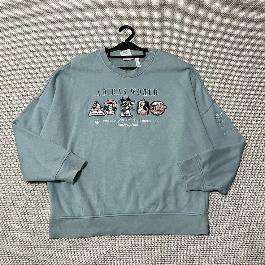 [BUNJANG] Adidas Disney Round Sweatshirt L / L 아디다스 디즈니 라운드 맨투맨 B.7399