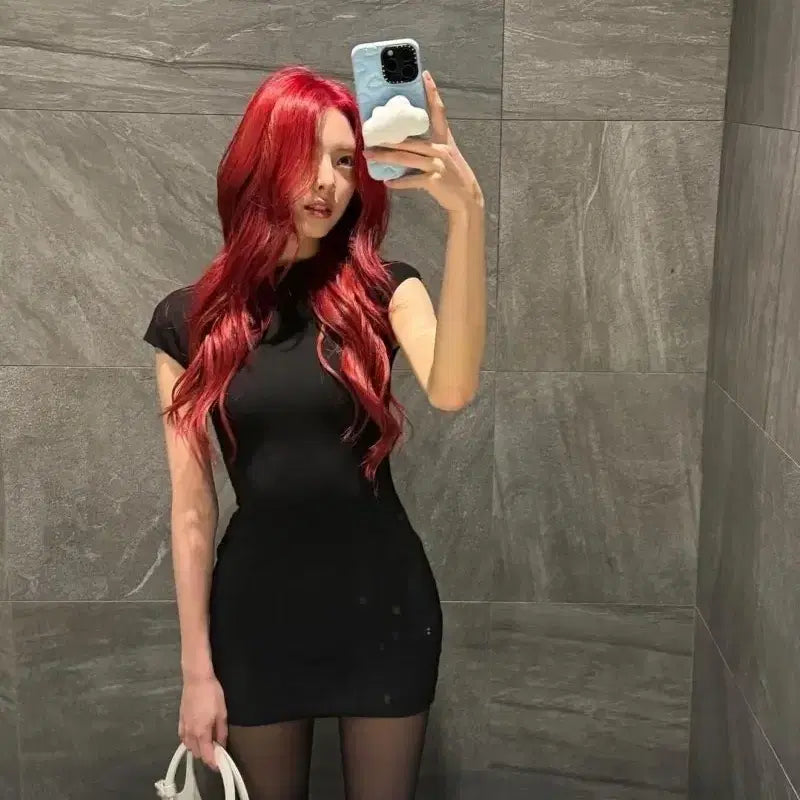 [BUNJANG] Zara Stretch Knit Mini Dress / 자라 스트레치 니트 미니 원피스 유나 원피스