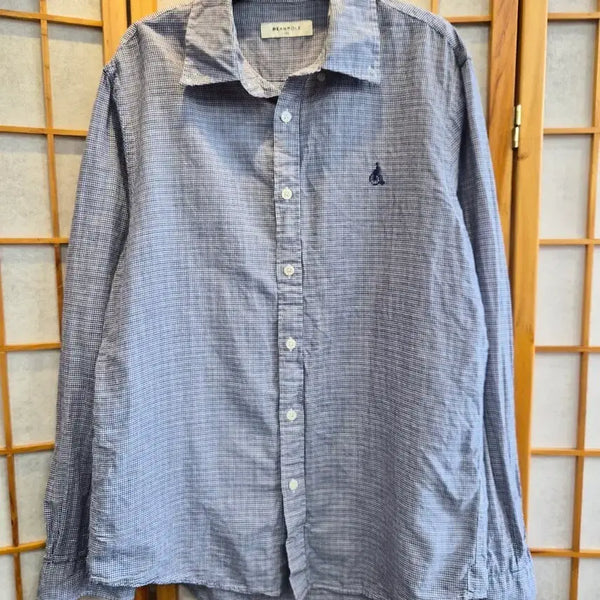 [BUNJANG] Beanpole Plaid Shirt / 빈폴 잔체크 남방 셔츠 100
