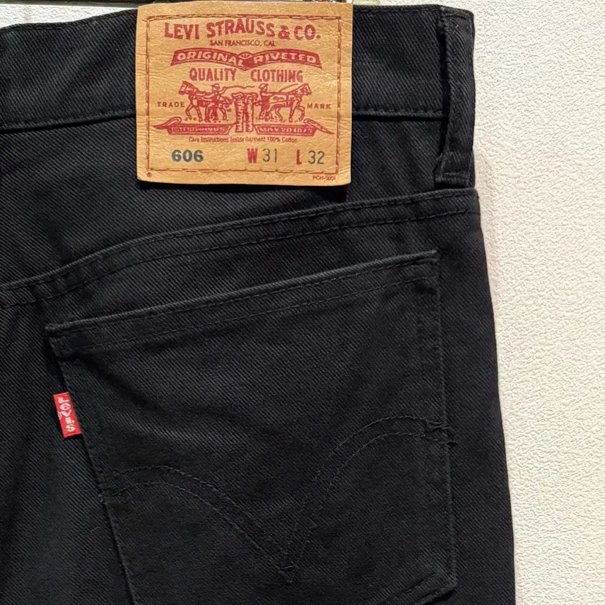 [BUNJANG] Levi's 606 Black Denim Jeans / 00s Levis 606 Black Denim (29.5)