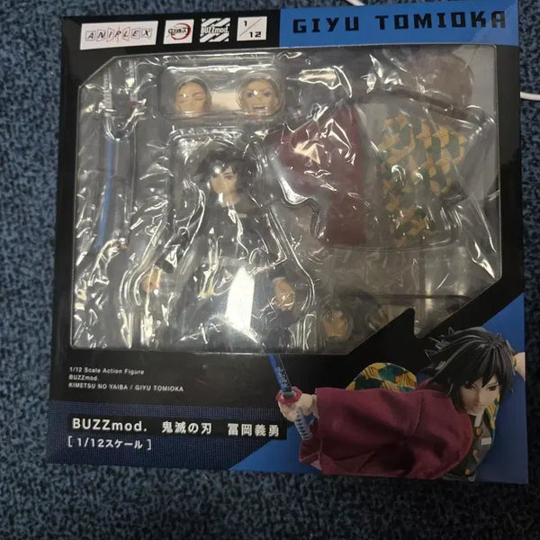 [BUNJANG] Demon Slayer Hashira Mode Tomioka Giyu Figure / 귀멸의칼날 버즈모드 토미오카 기유+SHF 탄지로