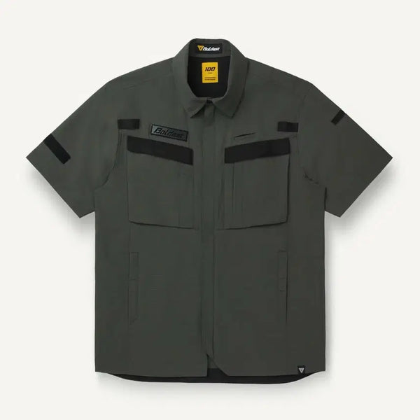 [BUNJANG] Boldist Airy Dot Mechanic Short Sleeve Shirt Jacket V2 Dust Grey 115 / 볼디스트 에어리도트 미케닉 반팔 셔켓 V2 115사이즈 새제품 평소 110착용 추천