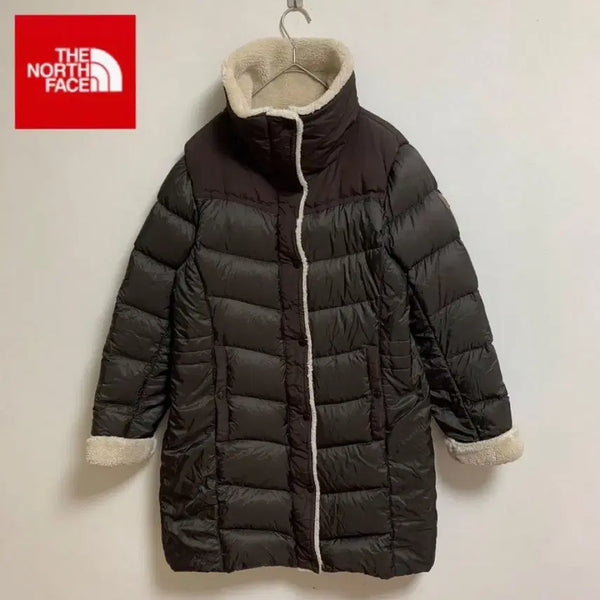 [BUNJANG] The North Face Fur Padded Coat Brown / 노스페이스 퍼 패딩 코트 브라운