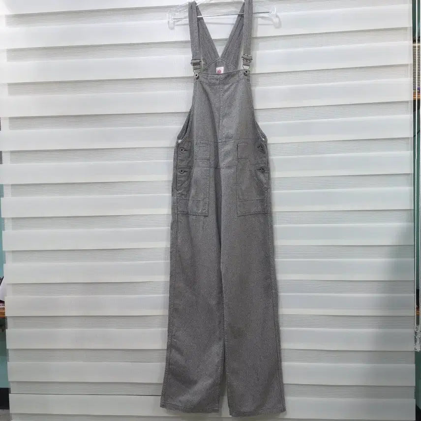 [BUNJANG] DOMINGO Herringbone Pattern Overalls Pants - Women 2 / DOMINGO 헤링본패턴 오버롤팬츠- 우먼2
