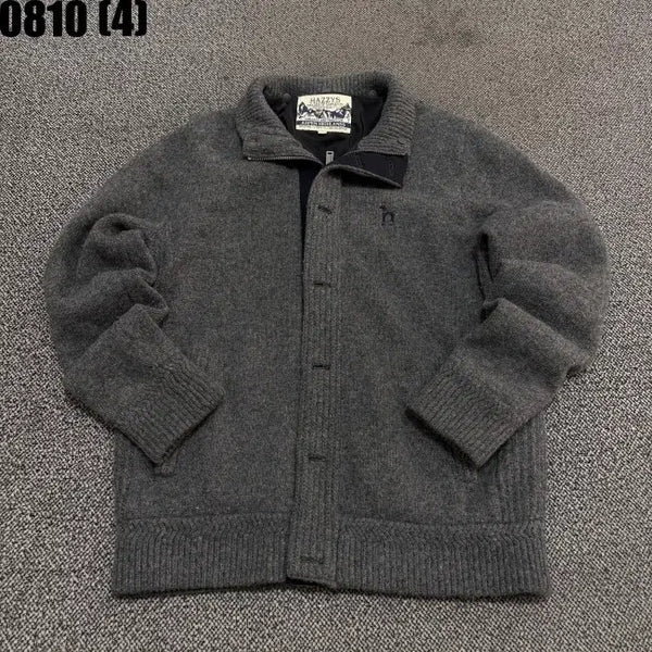 [BUNJANG] Hazzys Men's Cardigan Grey Size 100 / 헤지스 남성 가디건 그레이 100 0810
