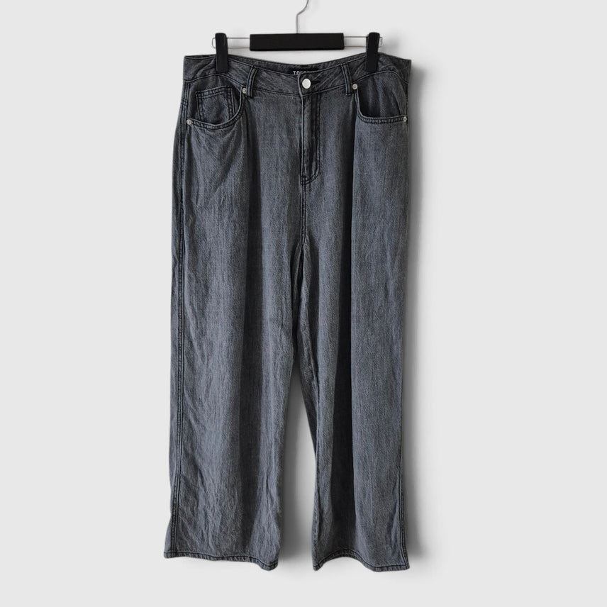 [BUNJANG] TOFFEE Summer Wide Leg Jeans / [33]토피TOFFEE 여름 와이드 청바지
