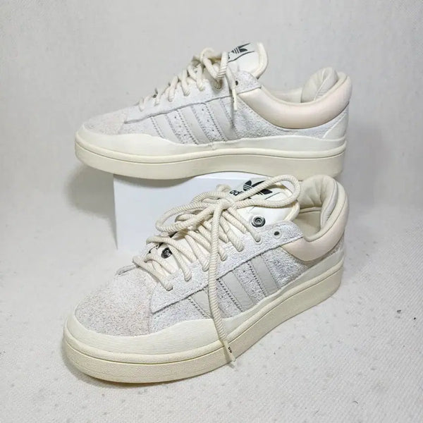 [BUNJANG] Adidas x Bad Bunny Campus Light Cloud White Sneakers (245mm) / 아디다스 x 배드 버니 캠퍼스 라이트 클라우드 화이트 245mm