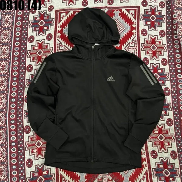 [BUNJANG] Adidas Training Hooded Zip-Up Jacket Black / 아디다스 트레이닝 후드 집업 블랙