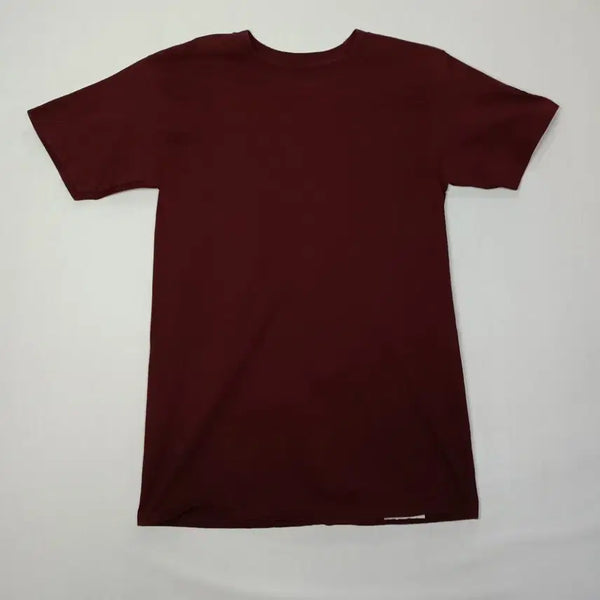 [BUNJANG] Champion Basic Logo Short Sleeve T-Shirt Burgundy S / 챔피온 기본 로고 반팔 티셔츠 버건디 S