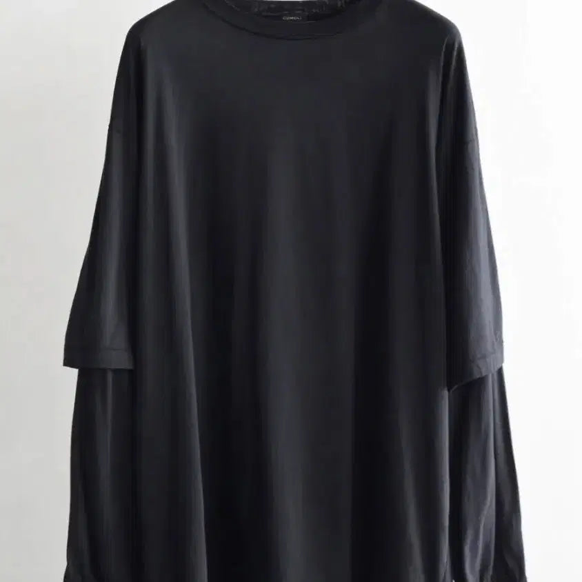 [BUNJANG] COMOLI 26AW Thin Cotton Layered T-Shirt Black Size 2 / [새상품] COMOLI 26AW 씬 코튼 레이어드 티셔츠
