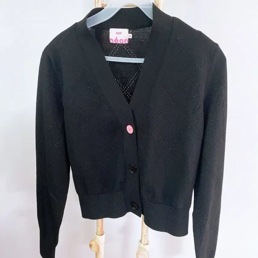 [BUNJANG] SJYP Women's Lightweight Mesh Cropped Cardigan (Size S) / 몽빈티지(S)SJYP여자메쉬가벼운크롭가디건