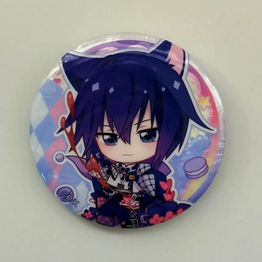[BUNJANG] Shugo Chara Natsumi's Tea Party Tin Badge - Ikuto/Toma / 캐캐체 한여름 다과회 캔뱃지 - 이쿠토/토마