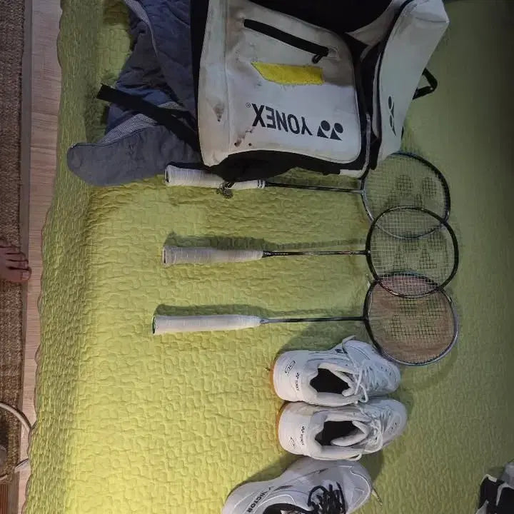[BUNJANG] Yonex Badminton Set with Apacs and Victor Gear / 요넥스 배드민턴 세트 +아펙스+빅터