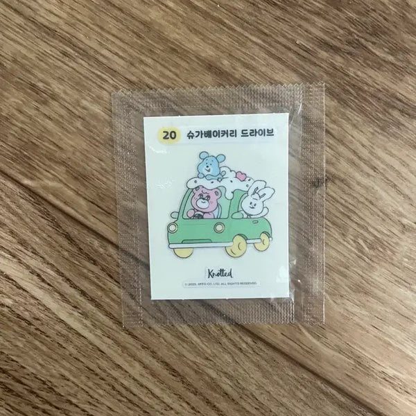 [BUNJANG] Knotted Ttibusil No. 20 Sticker / 노티드 띠부실 20번 스티커 미개봉