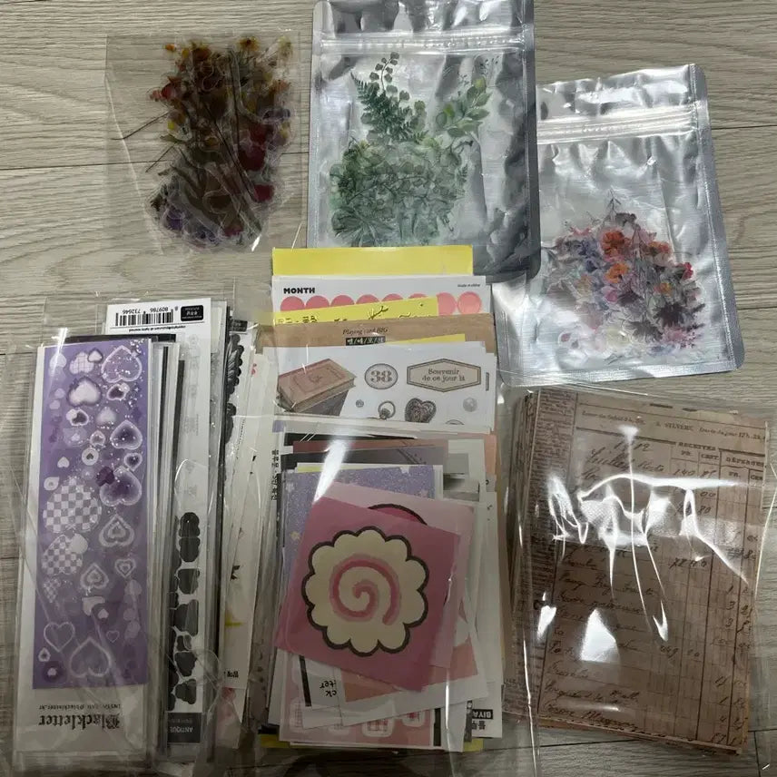 [BUNJANG] Diarizing Stickers and Supplies Bundle Set / 다꾸 스티커 다꾸 용품 일괄