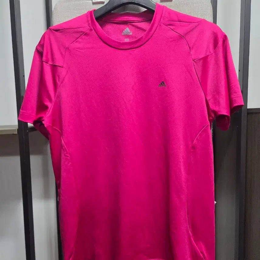 [BUNJANG] Adidas Pink Short Sleeve T-Shirt / 아디다스 핑크 반팔 티셔츠