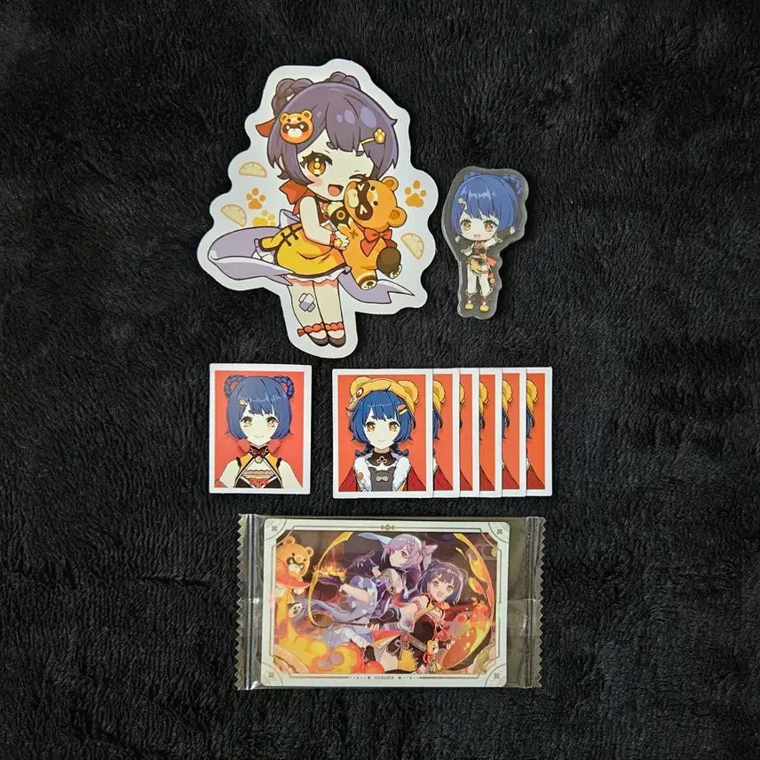 [BUNJANG] Genshin Impact Xiangling Liyue Picnic Series Sticker, Photo, Mini Acrylic, Wafer Seal Bundle Set / 원신 카페 향릉 리월 소풍시리즈 스티커 증사 증명사진 미니니 아크릴 웨하스씰