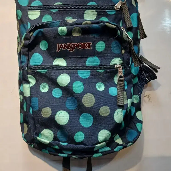 [BUNJANG] JanSport Backpack Water Drop Pattern / 잔스포츠 백팩 물방울 패턴