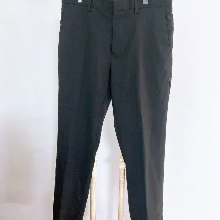 [BUNJANG] Theory Men's Black Linen Slacks 28 Inch / 몽빈티지(28인치)띠어리남자블랙린넨슬렉스바지
