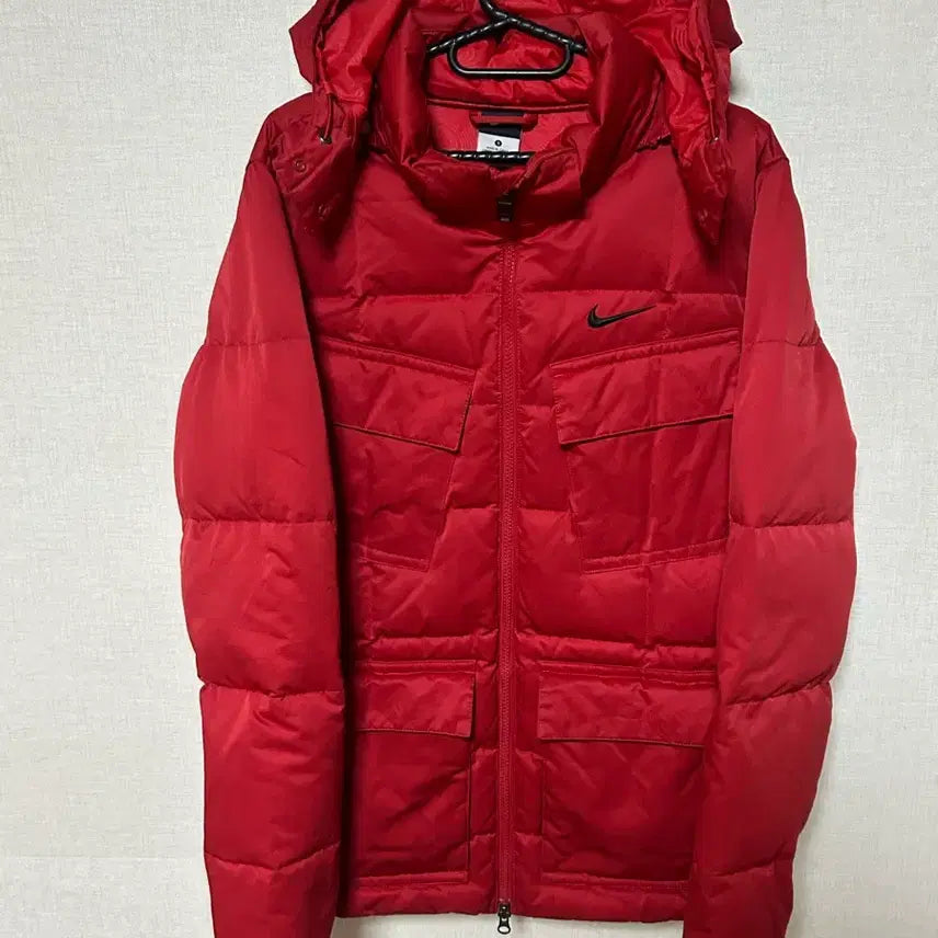 [BUNJANG] Nike Padded Jumper Red / 나이키 패딩 점퍼 레드