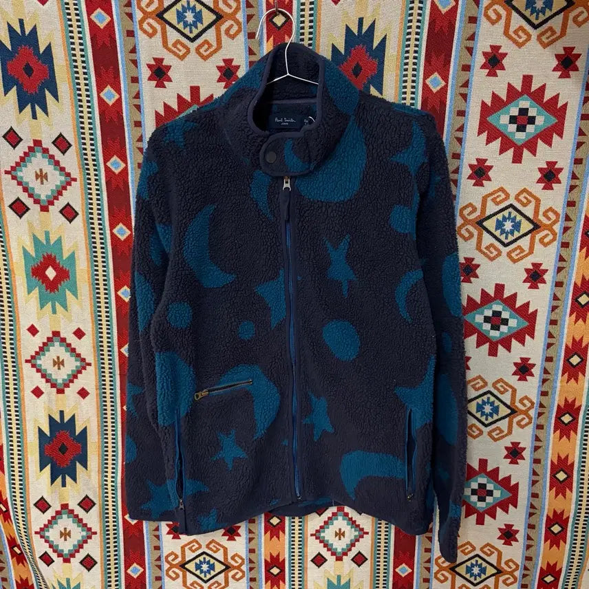 [BUNJANG] Paul Smith Moon Star Boa Fleece Jacket S / 폴스미스 문 스타 보아 플리스 후리스 자켓 S