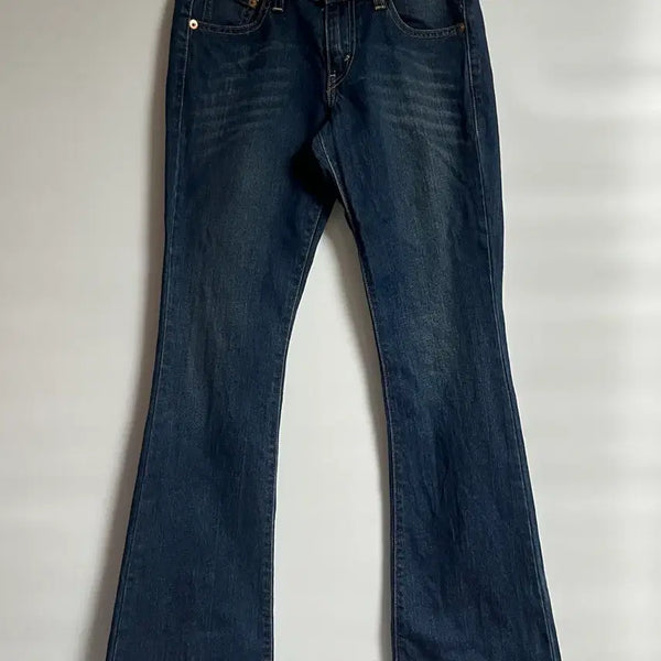 [BUNJANG] Levi's 518 Wide Bootcut Jeans Denim Pants Size 28 / 리바이스 518 와이드 부츠컷 플레어진 데님 팬츠 청바지 28