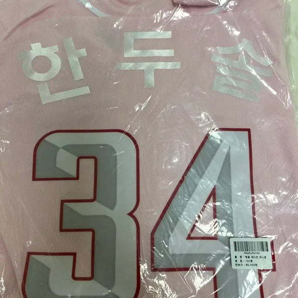 [BUNJANG] SSG Landers 2023 Cherry Blossom Edition Han Doo-sol Baseball Jersey (Size 105) / SSG랜더스 벚꽃 에디션 유니폼 105 한두솔