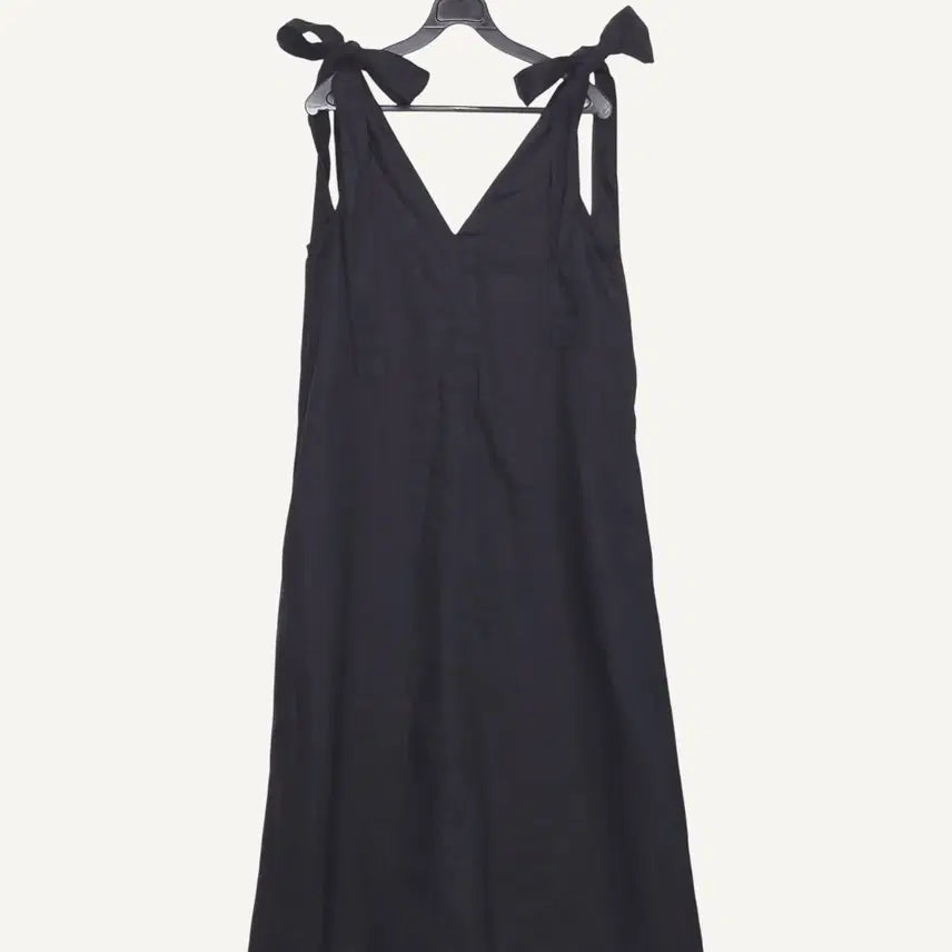 [BUNJANG] COS Black Linen Long Dress EUR 32 / 코스 COS 검정 린넨 롱 원피스 EUR 32_A702