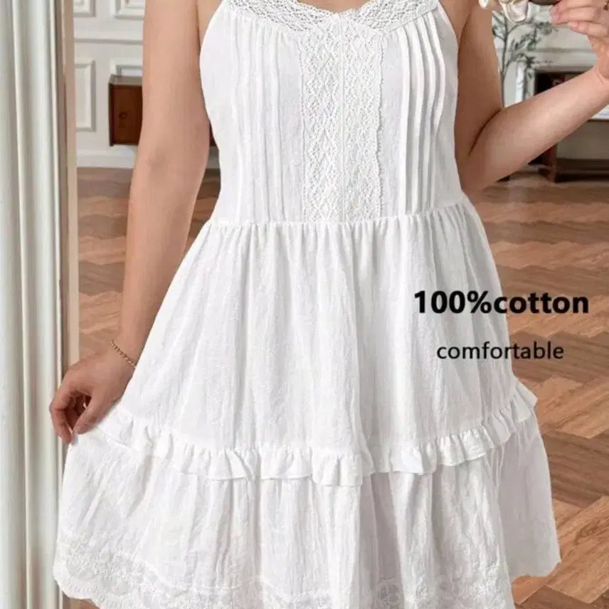 [BUNJANG] Plus Size Lace Sleeveless Long Dress / 1회착용(3XL)가단114/레이스나시롱원피스/빅사이즈