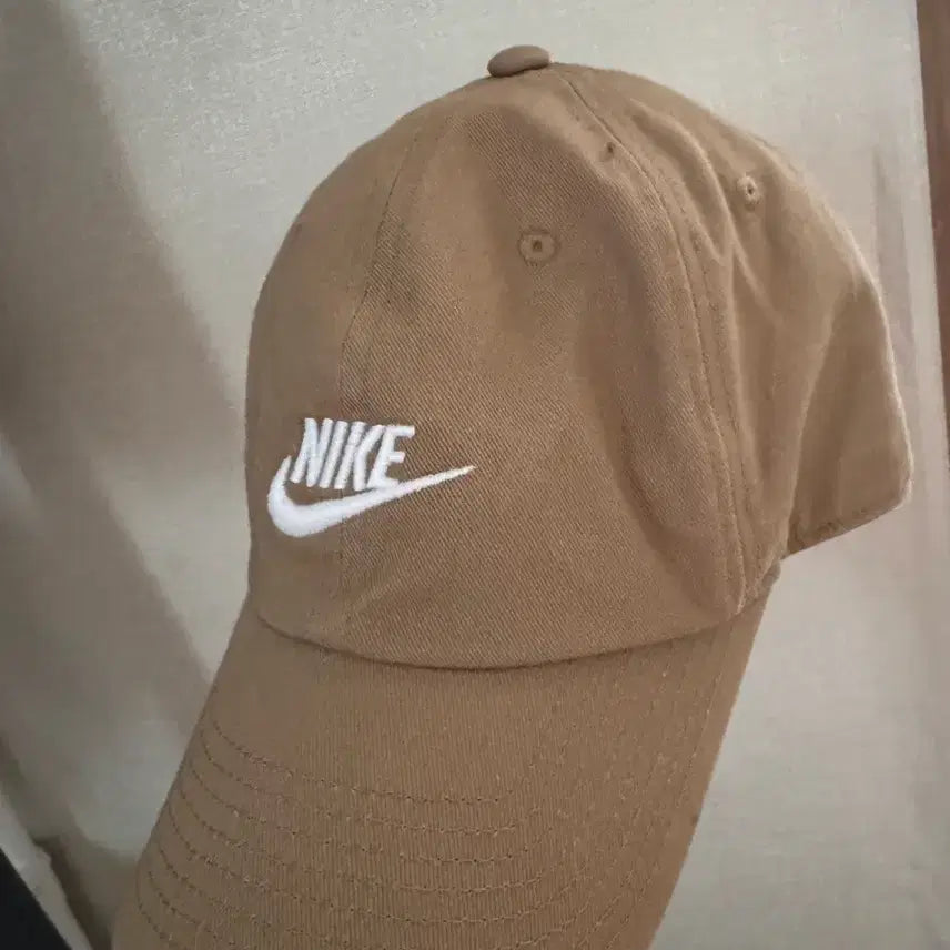 [BUNJANG] Nike Beige Cotton Baseball Cap / 나이키 모자