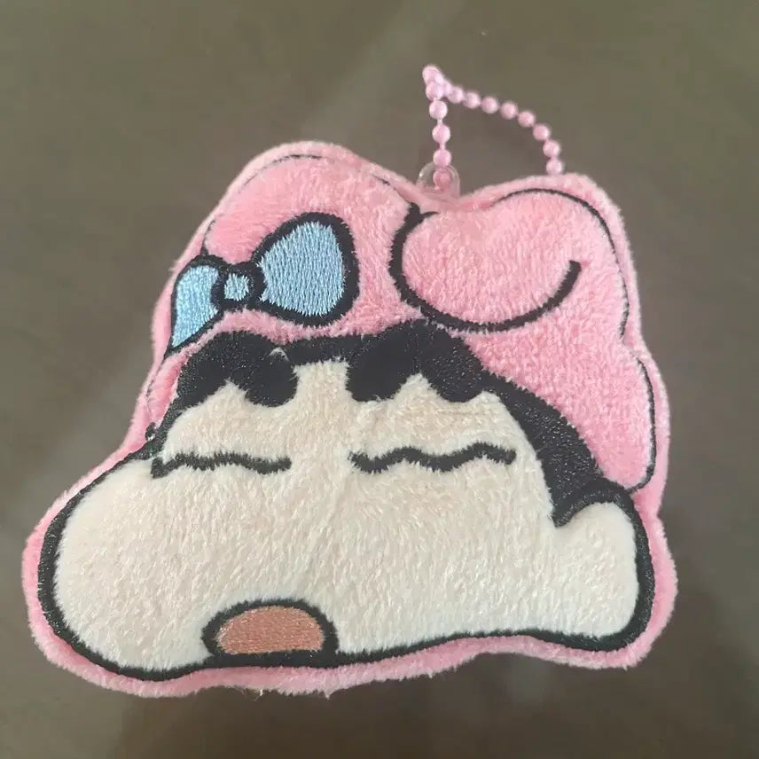 [BUNJANG] Crayon Shin-chan My Melody Collaboration Plush Keychain / (새상품) 짱구 마이멜로디 키링