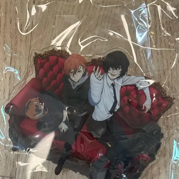 [BUNJANG] Dazai Chuuya 15th Anniversary So Black Standee & Akutagawa Atsushi Plush Doll / 다자이 츄야 15세 쌍흑 스탠드+아쿠타가와 아츠시 인형