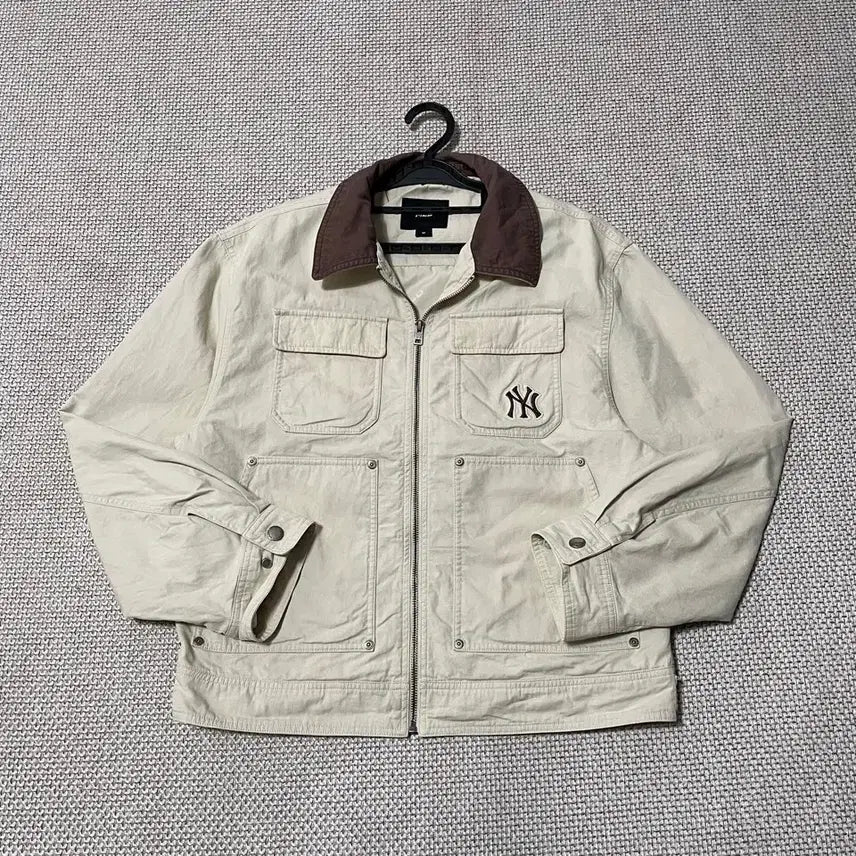 [BUNJANG] MLB New York Yankees Work Jacket / M MLB 뉴욕양키즈 워크 자켓 B.7406