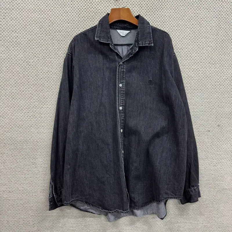 [BUNJANG] LAPOETSTORE Denim Shirt L / 라퍼지스토어 데님 셔츠 L H01536